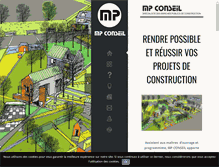 Tablet Screenshot of mp-conseil.com